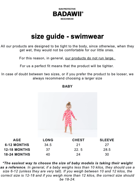 Badawii Baby Swimwear Set Short Sleeve