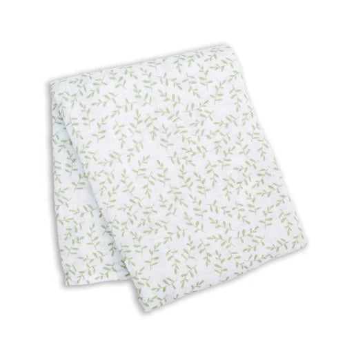 Lulujo - Muslin Swaddle – Greenery