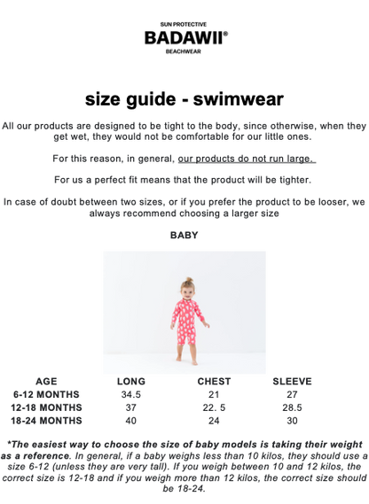Badawii Baby Swimsuit Long Sleeve