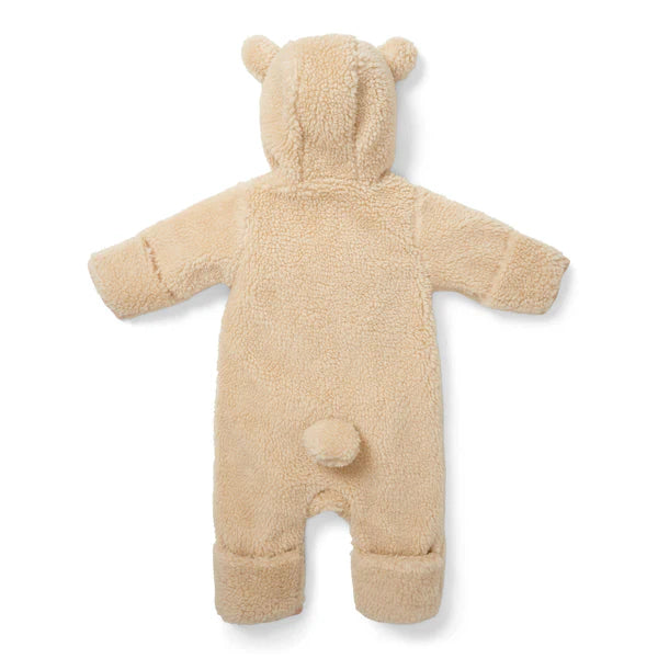 Teddy One Piece Suit Baby Bunny - Pram Suit (Sand and Off White)