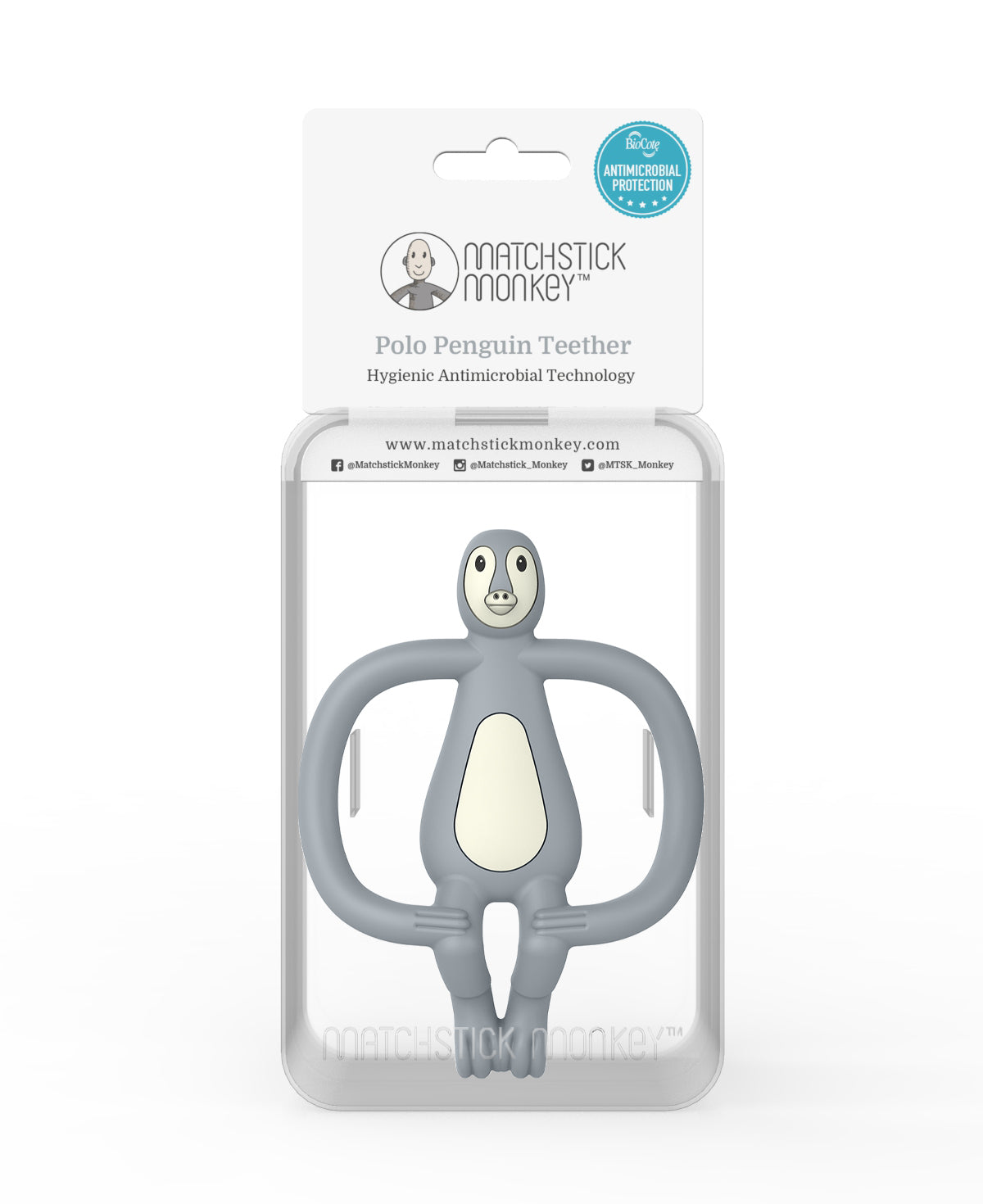 Matchstick Polo Penguin Teether Toy